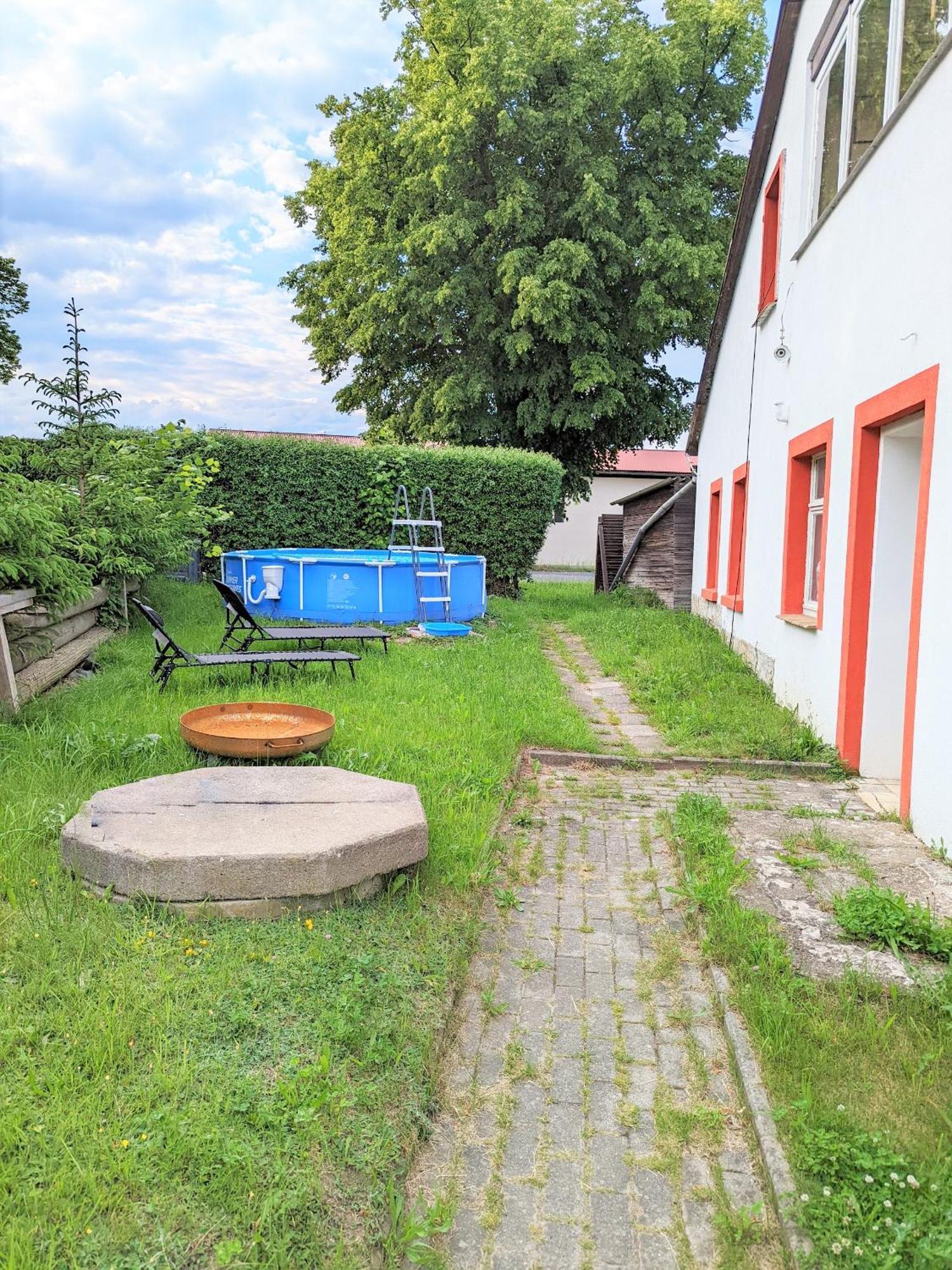 W4 - Urlaubsmagie- Pool, Terrasse, Barbecue Διαμέρισμα Lichtenhain  Εξωτερικό φωτογραφία